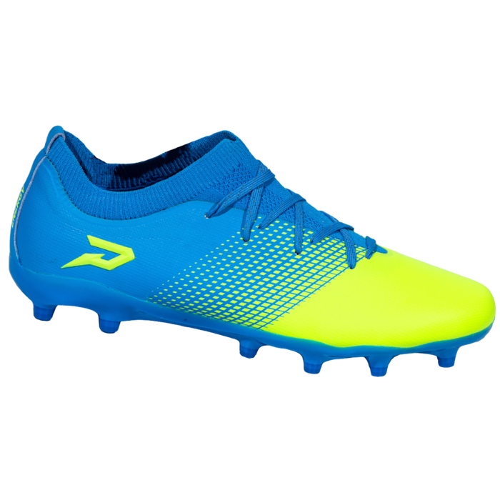 Quantum Energy: Soccer Cleats - Columbia Blue & Slime