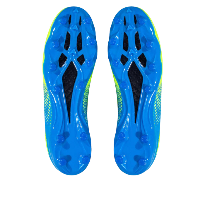 Quantum Energy: Soccer Cleats - Columbia Blue & Slime
